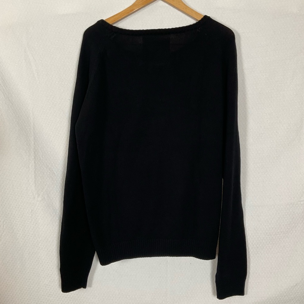 WeLoveFine x Star Trek Logo XXXL Unisex Oversized Long Sleeve Sweater Black New - Picture 2 of 4